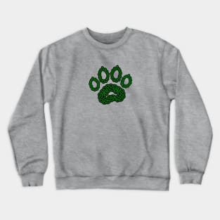 Celtic Knot Dog Paw Print Crewneck Sweatshirt